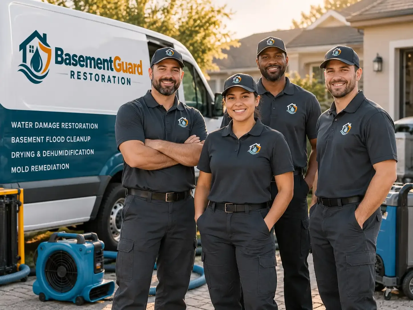 Basement Water Damage Restoration company in Wanblee, SD